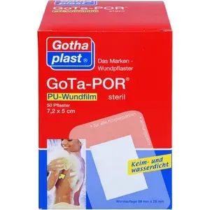 GOTA-PORPUWundfilm7,2x5cmsterilPflaster50St