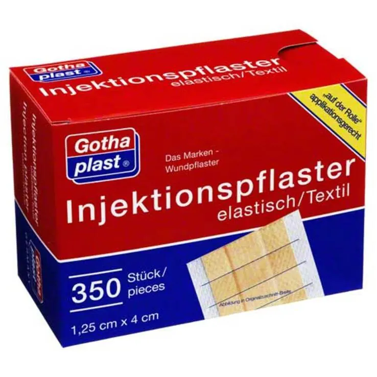 Gothaplast Injektionspflaster 1,25x4 cm, 350 St