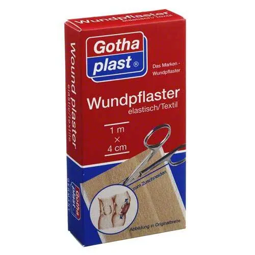 Gothaplast Wundpflaster elastisch 4 cmx1 m geschnitten, 1 St