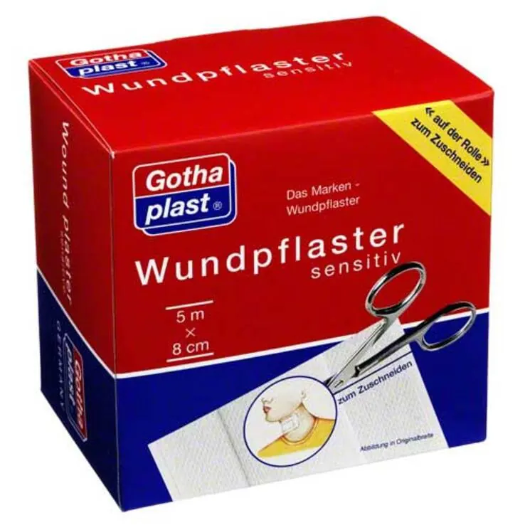 Gothaplast Wundpflaster sensitiv 8 cm x 5 m, 1 St