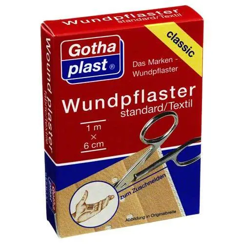 Gothaplast Wundpflaster standard 6 cmx1 m geschnitten, 1 St
