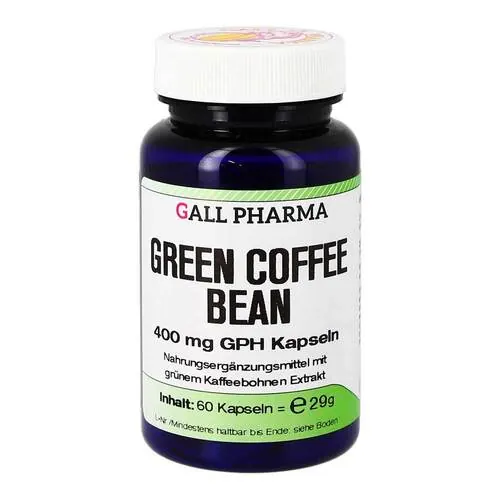 Green Coffee Bean 400 mg Gph Kapseln, 60 St