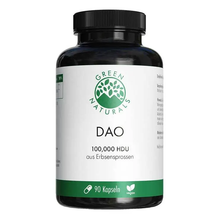 Green Naturals Dao 100mg veg.zum Histaminabbau Kps, 90 St