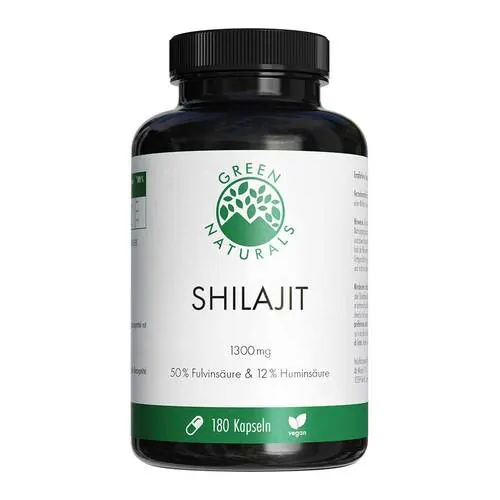Green Naturals Shilajit 1300mg hochdos.vegan Kapseln , 180 St