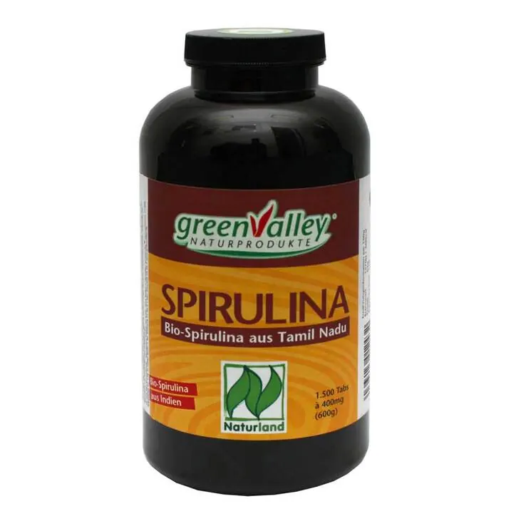 Greenvalley Bio Spirulina Tabletten, 1500 St
