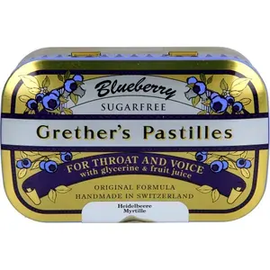 GRETHERSBlueberryzuckerfreiPastillen110g