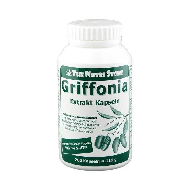 Griffonia 5 Htp 100 mg vegetarische Kapseln, 200 St