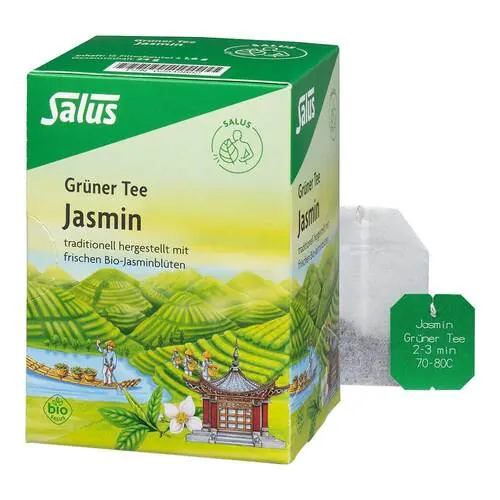 Grüner Tee Jasmin Bio Salus Filterbeutel, 15 St