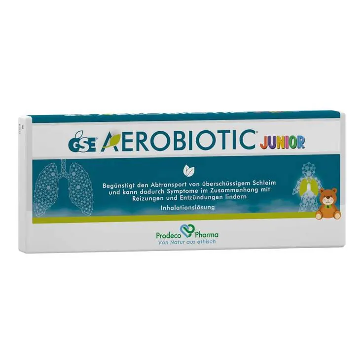 Gse Aerobiotic Junior Einm.Ampulle für Vern.Inhalation -Lösung , 10X5 ml