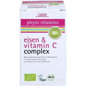 GSEEisen&VitaminCComplexBioTabletten60Stück