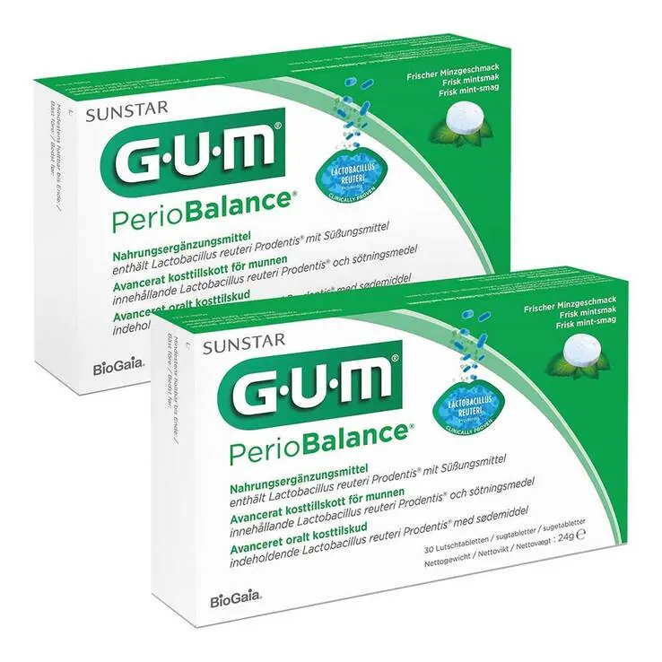 GUM Periobalance Lutschtabletten , 2x30 St
