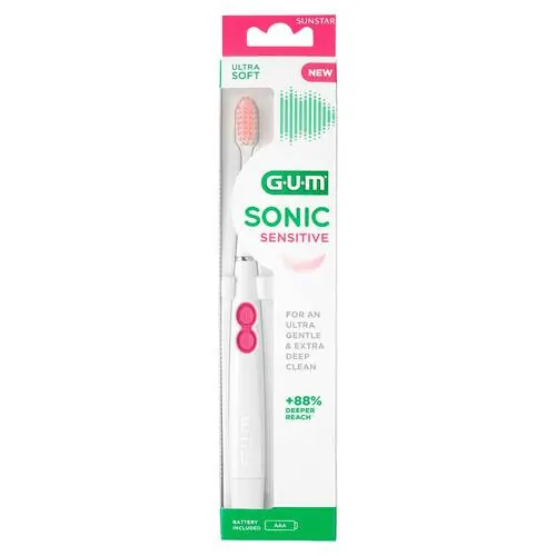Gum Sonic Sensitive Schallzahnbürste, 1 St