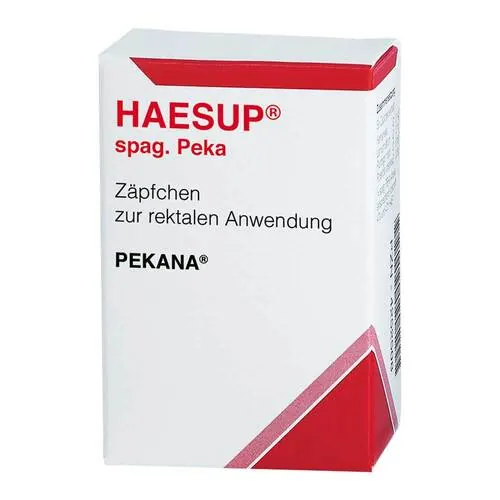 Haesup spag.Peka Suppositorien, 10 St