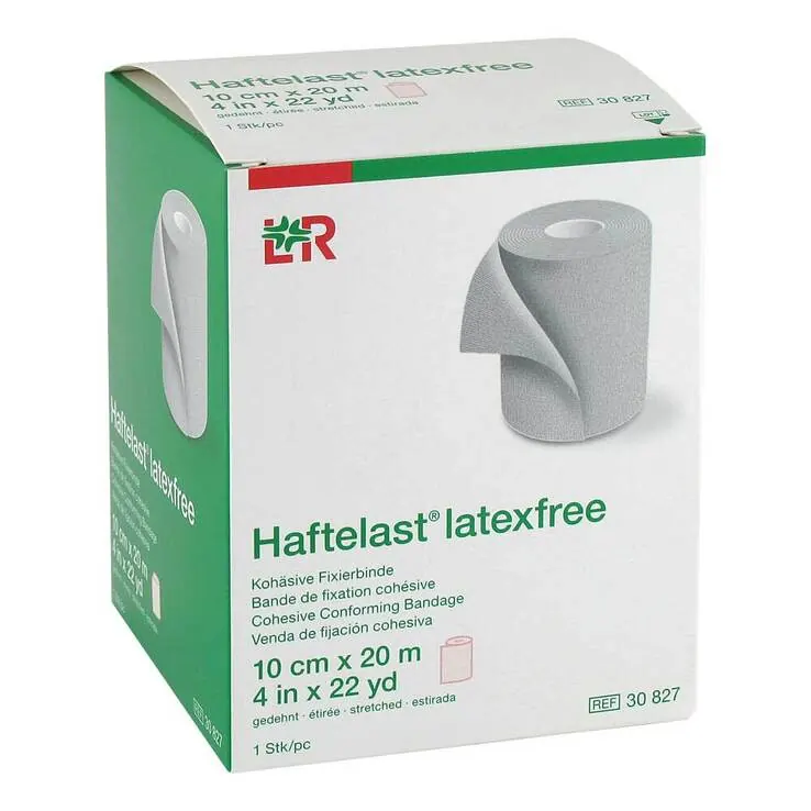 Haftelast Fixierbinde kohäs.latexfrei 10 cm x 20 m creme, 1 St