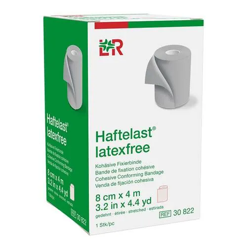 Haftelast Fixierbinde kohäs.latexfrei 8 cmx4 m creme, 1 St