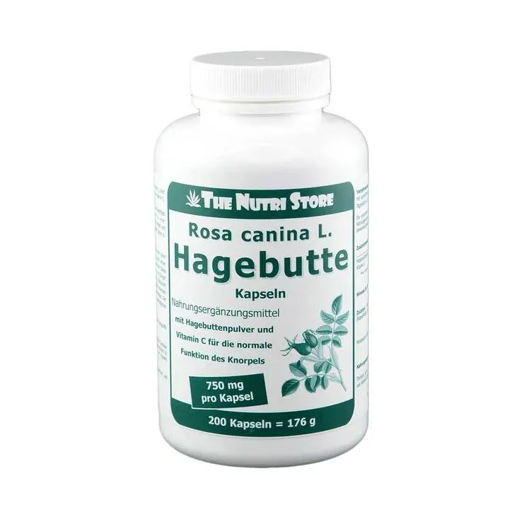 HAGEBUTTE 750 mg Rosa canina L.Kapseln, 200 St
