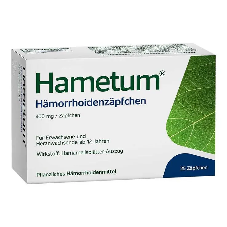 Hametum Hämorrhoidenzäpfchen, 25 St