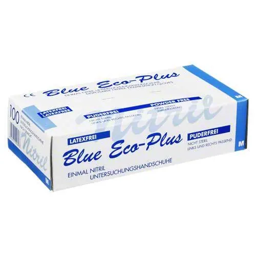 HANDSCHUHE Einmal Nitril M blau, 100 St