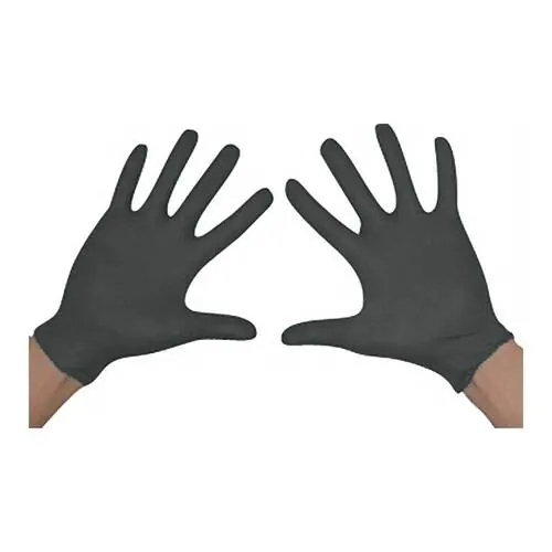 HANDSCHUHE Einmal Nitril M schwarz, 100 St