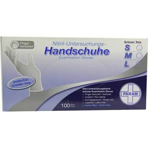 HANDSCHUHE Einmal Nitril S blau, 100 St