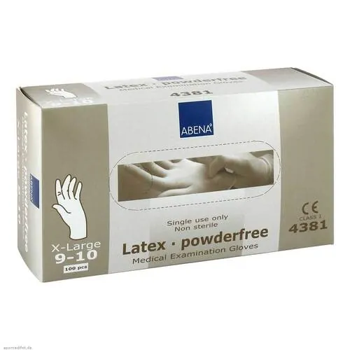 HANDSCHUHE Latex ungepudert x-large 4381, 100 St