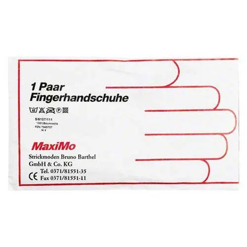 Handschuhe Strick Baumwolle Größe 9 Herren, 2 St