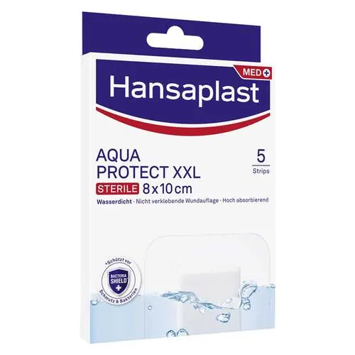 Hansaplast Aqua Protect Wundverband steril 8x10 cm, 5 St