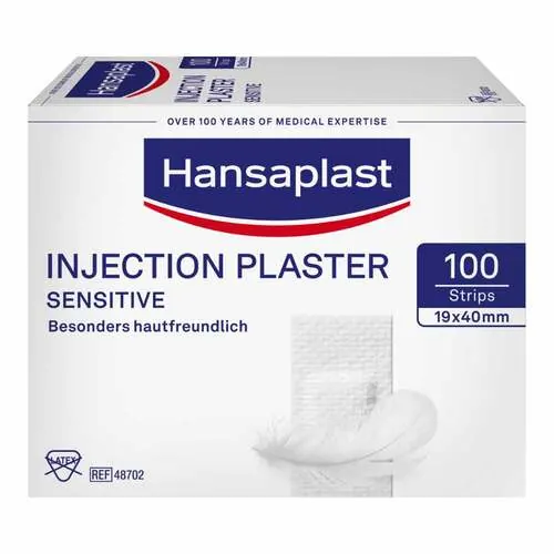 Hansaplast Sensitive Injektionspflaster 1,9x4 cm, 100 St