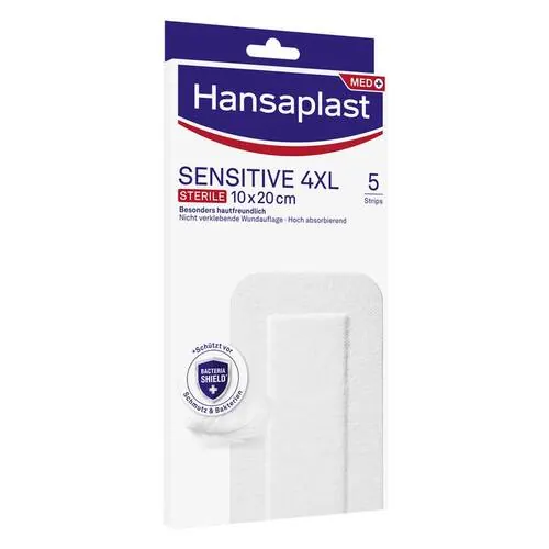 Hansaplast Sensitive Wundverband steril 10x20 cm, 5 St