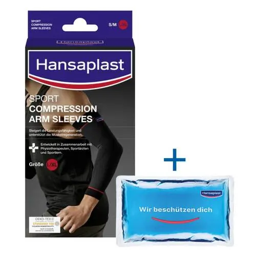 Hansaplast Sport Compression Arm-Sleeves Größe L, 2 St