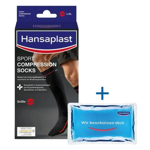 Hansaplast Sport Compression Socks Größe M, 2 St