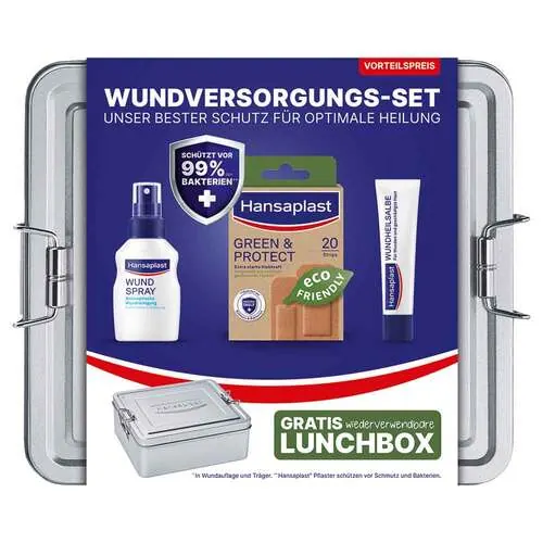 HANSAPLAST Wundversorgungs-Set Green & Protect Box, 1 St
