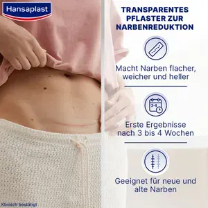 HANSAPLASTPflasterzurBehandlungvonNarbenXL21St