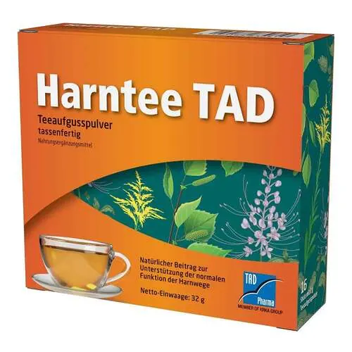 Harntee Tad Teeaufgusspulver Sticks, 16X2 g