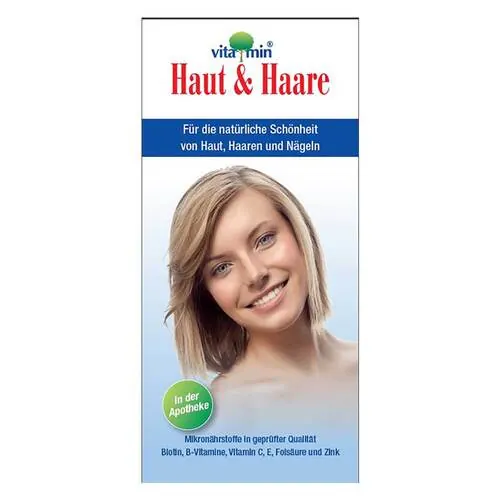 Haut & Haare Vitamin Natur Pharma Kapseln, 15 St