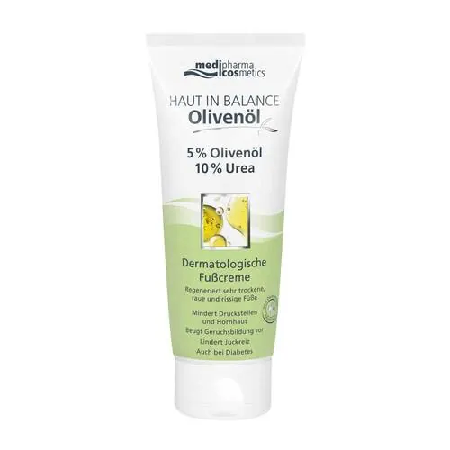 Haut in Balance Olivenöl Fußcreme 5%Oliven.10%Urea, 100 ml