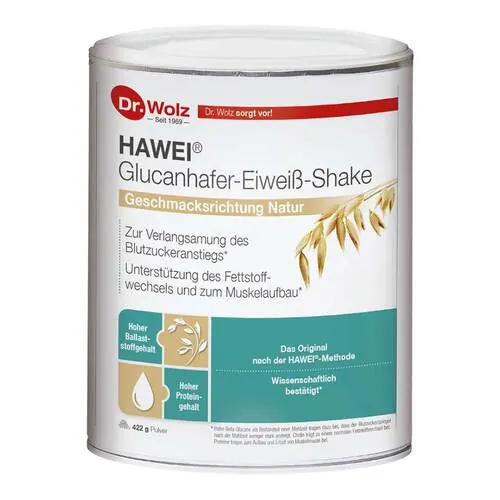 Hawei Glucanhafer-Eiweiß-Shake natur Pulver, 422 g