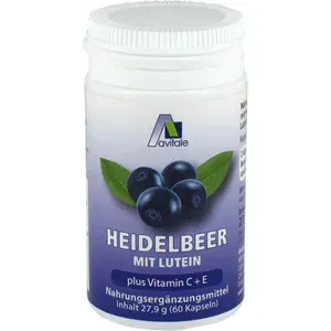 HEIDELBEERKAPSELN+Lutein+C+E60Stück