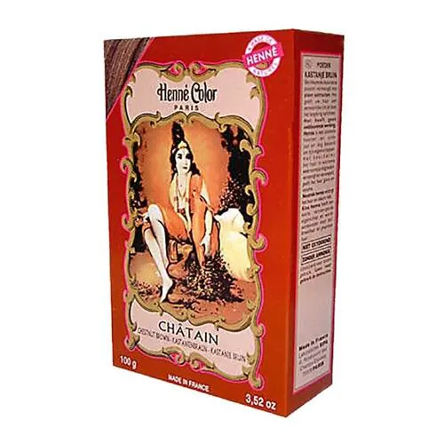 Henna Color Pulver kastanienbraun Chatain, 100 g