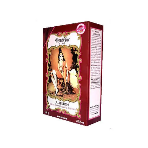 Henna Color Pulver mahagoni dunkel Auburn, 100 g