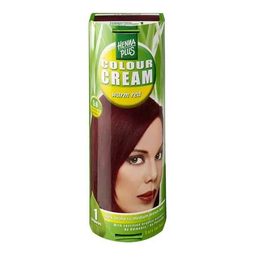 Hennaplus Colour Cream warm red 5,6, 60 ml