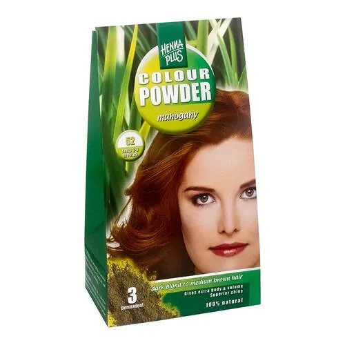 Hennaplus Colour Powder mahagony 52, 100 g