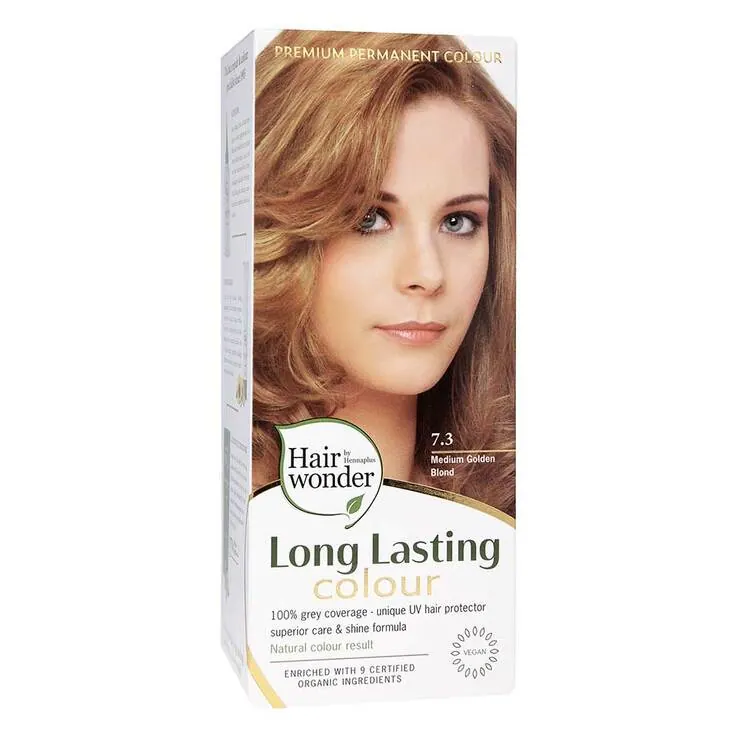 Hennaplus Long Lasting Medium Golden Blond, 100 ml