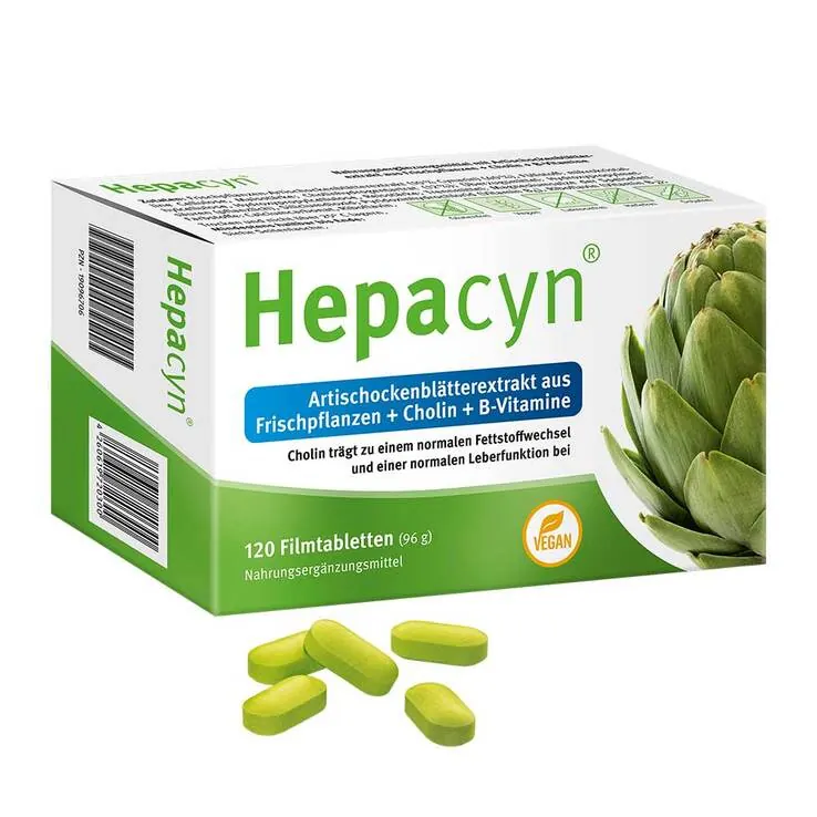 Hepacyn Artischocke Cholin Filmtabletten, 120 St