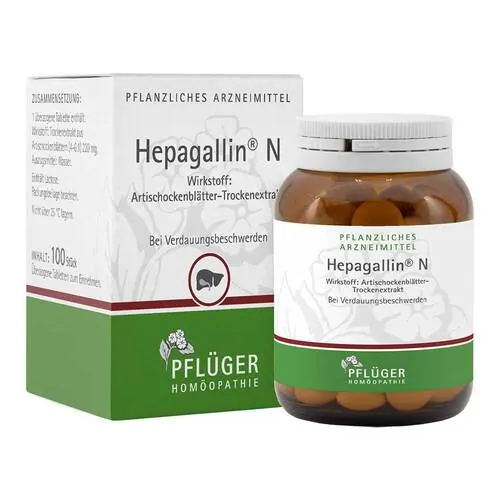 Hepagallin N Dragees, 100 St