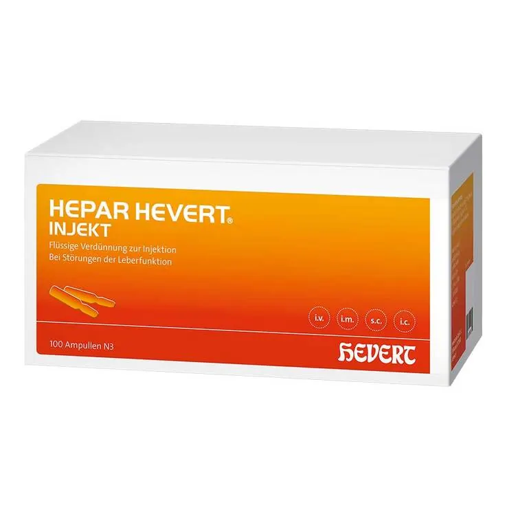 Hepar Hevert injekt Ampullen, 100X2 ml