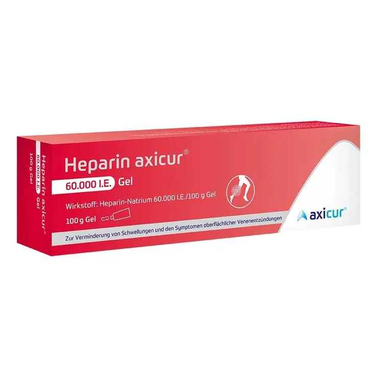 Heparin axicur 60.000 I.E. Gel, 100 g