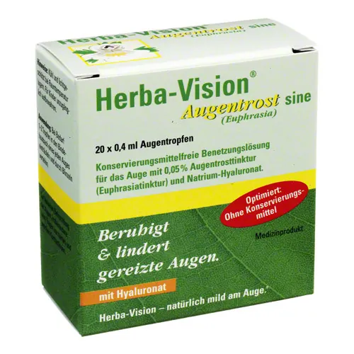 Herba-Vision Augentrost sine Augentropfen, 20X0.4 ml