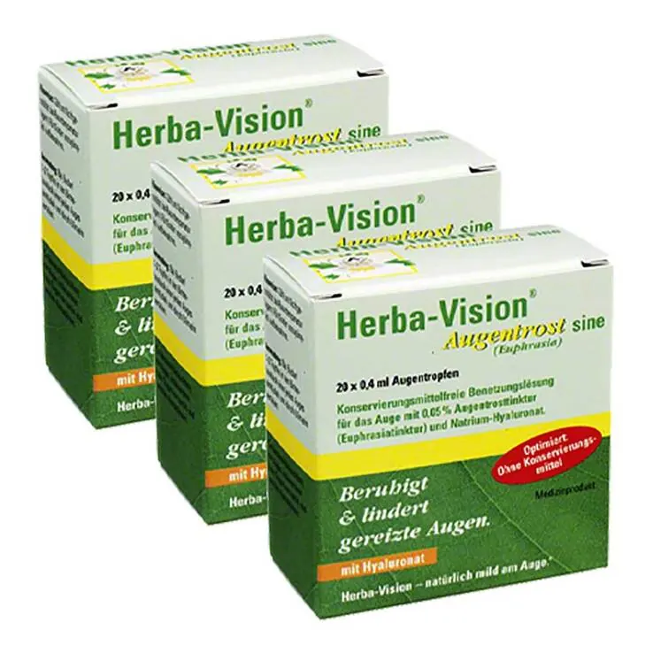Herba-Vision® Augentrost sine Augentropfen, 3x20x0.4 ml