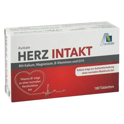 Herz Intakt mit Kalium + Magnesium+B-Vitamine Tabletten , 180 St